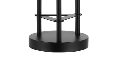 Axel Modern 20.5" Iron/Seeded Glass Modern Industrial LED Table Lamp - JONATHAN Y